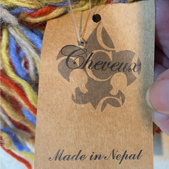 Chaveau Hat 100% Wool/ Fleece OS Unisex Adult Made in Nepal New - Picture 7 of 7